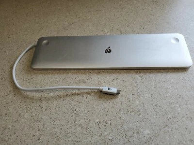 IOGEAR Ultra-Slim USB-C Docking Station w/ Power Delivery Pass-Through - Silver - Image 1 of 4