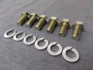 Ford Essex & Kent Crossflow H/T ZINC Plated Clutch Mounting Hex Head Bolts - Picture 1 of 3