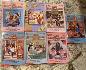 7 Vtg 90s The Baby Sitters Club Book #2, 3, 11, 12, 19, 21, 33 Ann M Martin - Imagen 1 de 23
