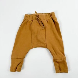 Pantalones Harén Kate Quinn Organics Cordón Marrón Camel Talla 0-3 meses - Imagen 1 de 5