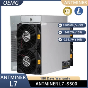 NEW BITMAIN Antminer L7 9500MH/S 3420W LTC/DOGE Miner - Picture 1 of 7