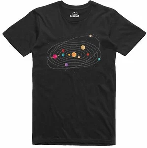 Camiseta Geek para Hombre Sistema Solar Google Map Divertida Geek Calce Regular Prenda para el torso - Imagen 1 de 1