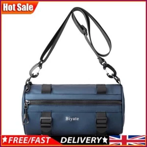 Nylon Crossbody Bag Cylinder Crossbody Handbags for Daily Leisure (Dark Blue) - Zdjęcie 1 z 7