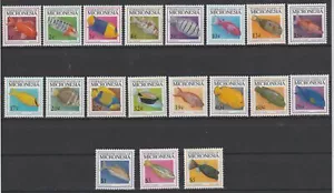1998 Micronesia Fauna Definitive Fish I ° Series 19 Val. MNH MF98915 - Picture 1 of 1