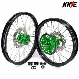 Llantas de ruedas KKE 21/19 Mx para Kawasaki KX250F KX450F 2006-2014 KX125 KX250 2007 - Imagen 1 de 16