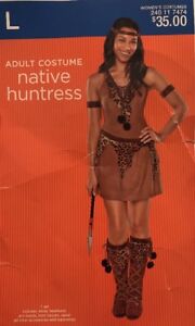 NEW Women's Adult Native Huntress Halloween Costume Size Large 12-14