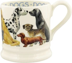 Tazza da 1/2 pinta Emma Bridgewater fatta a mano nel Regno Unito - CANI - CANI DAPPERTUTTO - Foto 1 di 5
