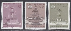 Austria 1972 CTO NH Mi 1382-1384 Sc 916-918 Fountains - Picture 1 of 1