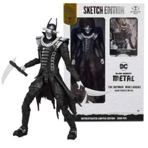 McFarlane DC Multiverse The Batman Who Laughs edizione schizzo etichetta oro 7 pollici - Foto 1 di 5