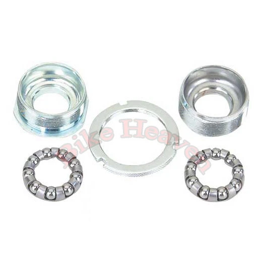 ALTA Bottom Bracket Set 3/Piece Crank 1.37x 24tpi CHROME Bike Parts 65mm Shell - Image 1 of 1
