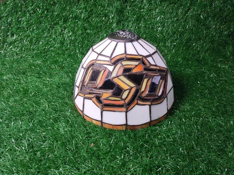 NCAA OSU Tiffany Style Lamp Shade  Stained Glass Oklahoma State Cowboys Cover