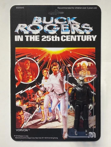 Custom made Vorvon (Space Vampire) 3 3/4 Buck Rogers Action Figure Vintage Style Cover