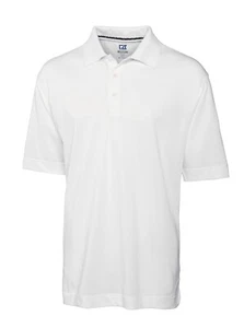 CUTTER & BUCK WHITE Men's Championship POLO SHIRT SZ:4XB 4XL 4X NWT BCK01263-WH - Picture 1 of 2