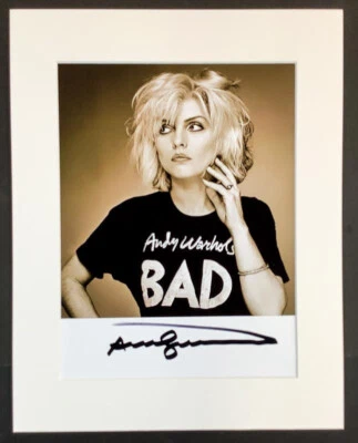 Andy Warhol - Debbie Harry - Impresión mate de 11x14 pulgadas - Firma de tinta viva Foto 1 de 4