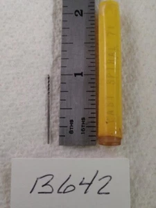 1 NEW USA #71 (.0260") SOLID CARBIDE FAST SPIRAL FLUTE DRILL. (B642) - Picture 1 of 3