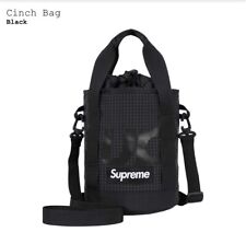 Supreme Cinch Bag Black   24SS - New In Packaging. Fast Free Ship