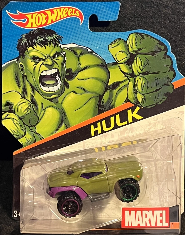 Camión coche fundido a presión Mattel Hot Wheels 2013 Marvel Comic Hulk #5 escala 1:64 ¡Nuevo! Foto 1 de 2