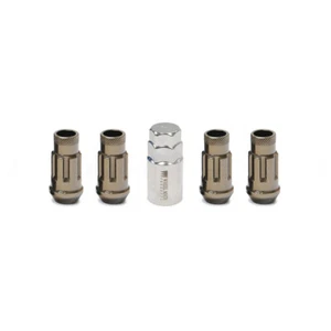 Tuercas de bloqueo Monster Lug M14x1.5 cromo negro se adapta a: fk2 fk8 fl5 - 33002t - stock en reino unido - Imagen 1 de 4