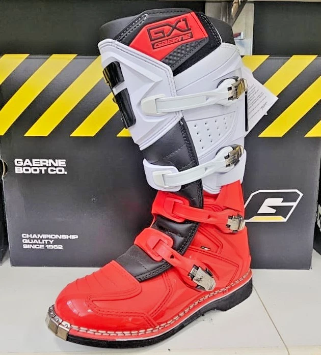 Stivale motocross Gaerne GX 1 Colore rosso bianco N 44 - Immagine 1 di 1
