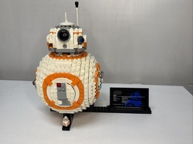 LEGO Star Wars: The Last Jedi BB-8 (75187) Retired 99% Complete w/ Display Stand