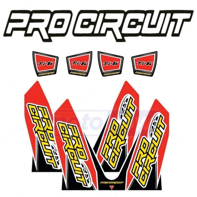 Pro Circuit DC14TI6-CRF Ti-6 Exhaust Decal for Graphics Stickers & Decals  rf Foto 1 de 4