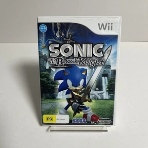 Sonic and the Black Knight Nintendo Wii Video Game PAL - Complete W Manual - Picture 1 of 4