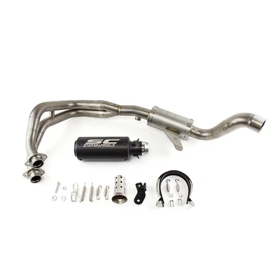 YZF R7 2021-2025 para Yamaha sistema completo cabezal de escape tubo silenciador puntas negro Foto 1 de 4