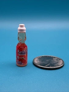 Mini Brands Mini Minis Fill the Fridge Ramune Strawberry Drink Mini - Picture 1 of 3