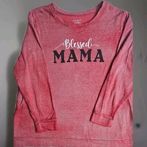 Plus Size Lane Bryant Sweatshirt Blessed Mama Size 26/28 - Picture 1 of 5