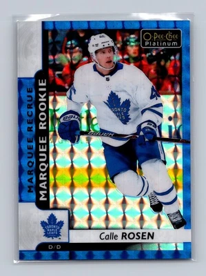 2017-18 O-Pee-Chee Platinum - Marquee Rookies Calle Rosen Royal Blue Cubes /99 - Image 1 of 2