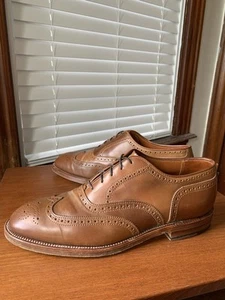 ALDEN 9.5D WHISKEY SHELL CORDOVAN WINGTIP BAL HORWEEN LEDER SCHUHE 97285 9.5 D - Bild 1 von 24