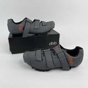 Zapato de ciclismo de carretera DHB Troika para hombre - gris/naranja - talla UK12/EU 47 en caja - Imagen 1 de 5