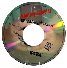 Sega Saturn Bootleg Sampler Demo Retro Gaming Disc Only Untested