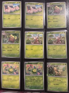 Pokémon Prismatic Evolutions Complete Base Set All C/UC/Holos, 3 Promos & Binder - Picture 1 of 23