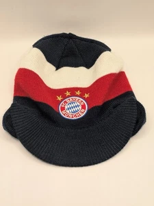 FC Bayern Munchen (Munich) Adults Unisex Billed Beanie! CLEAN VGC! Soccer Beanie - Picture 1 of 11