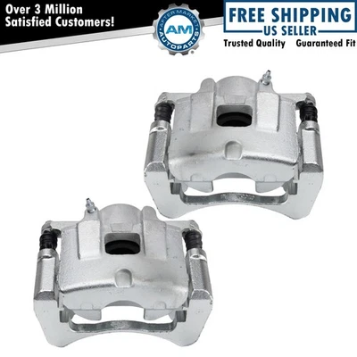 Front Brake Caliper Set Fits 2015-2017 Chrysler 200 2014-2019 Jeep Cherokee - Image 1 of 4