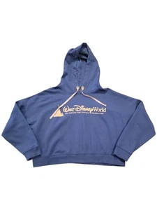 Sudadera con Capucha Walt Disney World 50th Mujer L Recortada Parques Disney Azul Marino - Imagen 1 de 12