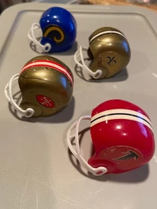 1980er NFL Gumball Football Helme NFC West (4 Helme) gebraucht mit Gebrauchsspuren k2 - Bild 1 von 11