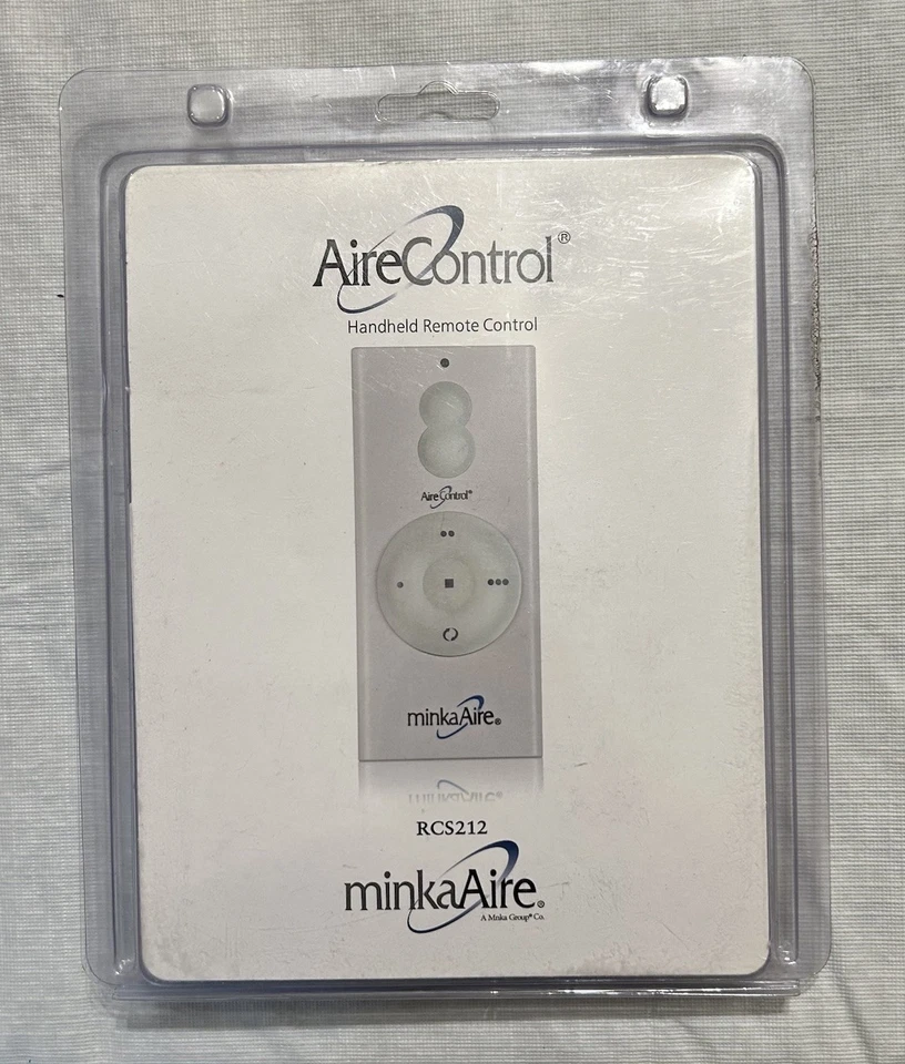 Minka-Aire RCS212 Hand Held Ceiling Fan Remote Control System White New SEALED - Image 1 of 2
