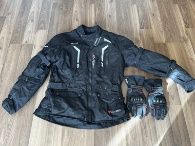MODEKA X ROAD ENDURO MOTORRADJACKE JACKE 3 in 1 + HANDSCHUHE NEUWERTIG  - Bild 1 von 4