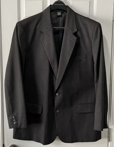 NUEVO Abrigo Deportivo Traje Chaqueta Gris 2 Botones Para Hombre Talla 44R Claiborne Essentials - Imagen 1 de 4