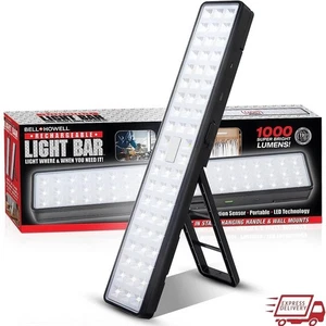 Rechargeable LED Light Bar 1000 Lumens Motion Sensor Portable Light Emergencies - Picture 1 of 9