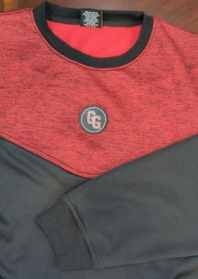 Sudadera Gorilla Gainz Dos Tonos HOMBRE XL Preformance Wear Roja Negra Manga Larga Foto 1 de 4