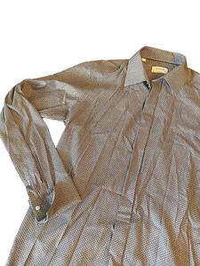 Eton Contemporary Shirt Mens 16.5 42 Long Sleeve Button Up Skull design - Picture 1 of 8