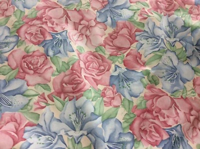 7 Metre Stunning Designer Vintage Floral Chintz Fabric Material More Available - Image 1 of 2