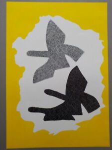 GEORGES BRAQUE - Les Oiseaux. Plakat Maeght-Zürich 1973