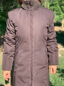 Moncler Goose Down Puffer Long Jacket Quilted Piumino Slim Size 2 M - Picture 1 of 19