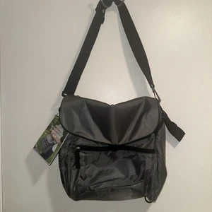 NWT GEMLINE Uptown Convertible Diaper Bag Gray / Teal Soft Sided Travel Baby  - Picture 1 of 7