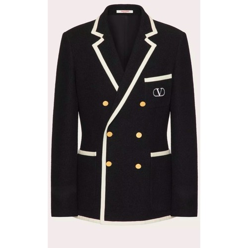 Giacca blazer Valentino doppiopetto Boucle lana VLogo