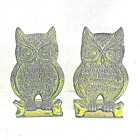 Metal bookend owls 5.5"x3.3" 1lb 36A